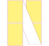 Fanfold 4" x 6" Pastel Yellow Thermal Transfer Labels - Perforated
