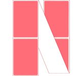 Fanfold 4" x 6" Fluorescent Red Thermal Transfer Labels - Perforated