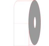 4" x 6" Thermal Transfer Non-Adhesive Tags - Perforated