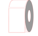 4" x 6" Aggressive Thermal Transfer Label No Perforation