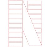 3.5" x 1" Fanfold Labels for Thermal Printers - Perforated