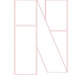 3.5" x 8" Fanfold Thermal Printer Transfer Labels - Perforated