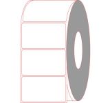 4" x 2" Kimdura Thermal Transfer Labels - Perforated