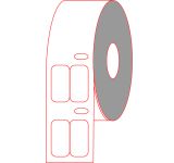 Dymo 30333 Labelwriter 0.5" x 1" labels compatible