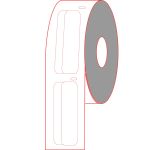0.75" x 2" Direct Thermal Label 1" Core