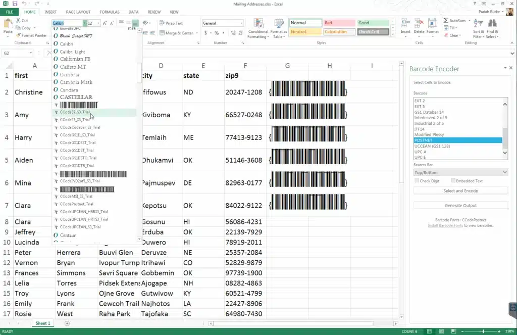 XL ConnectCode Postal Images 10