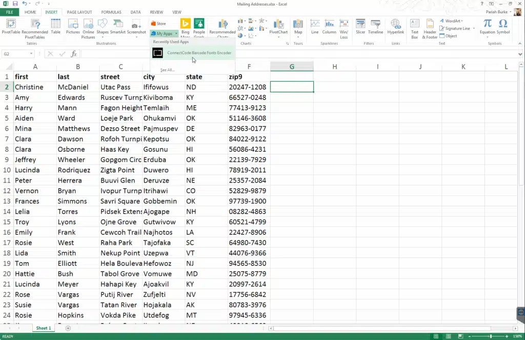 XL ConnectCode Postal Images 5