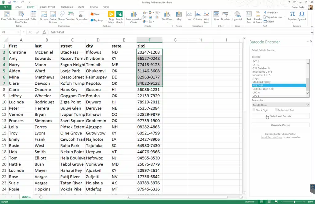 XL ConnectCode Postal Images 7