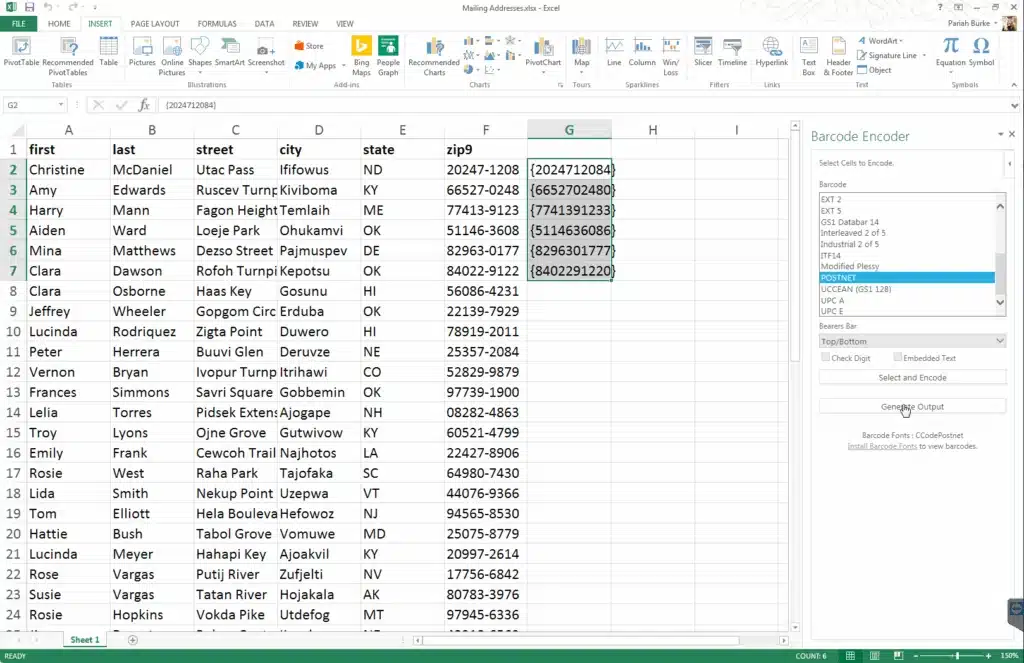 XL ConnectCode Postal Images 9